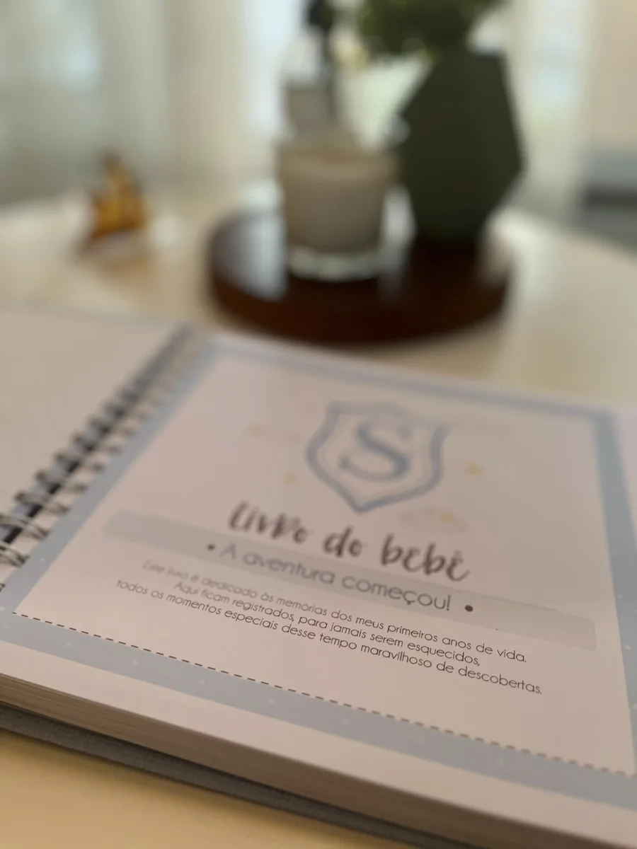 Página interna real do Livro do Bebê